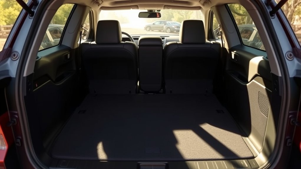 Toyota RAV4 cargo area organized for efficient storage