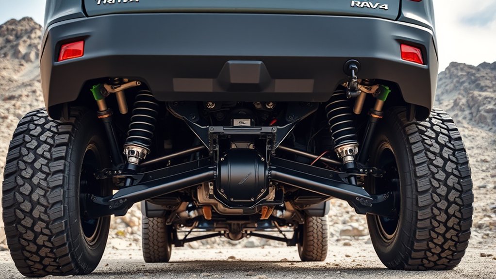 Toyota RAV4 TRD Off-Road TRD-tuned suspension and all-terrain tire