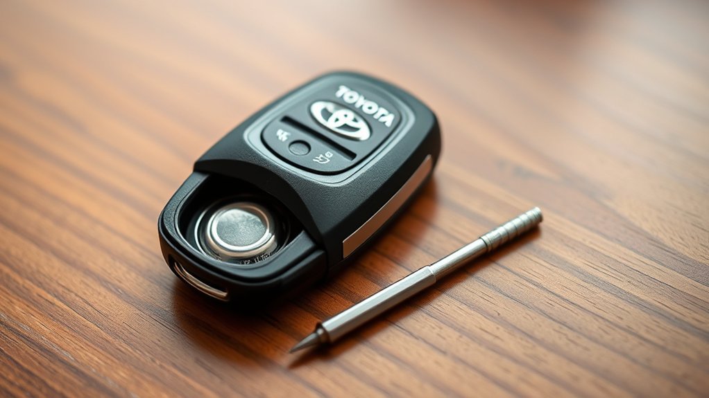 open toyota rav4 key fob