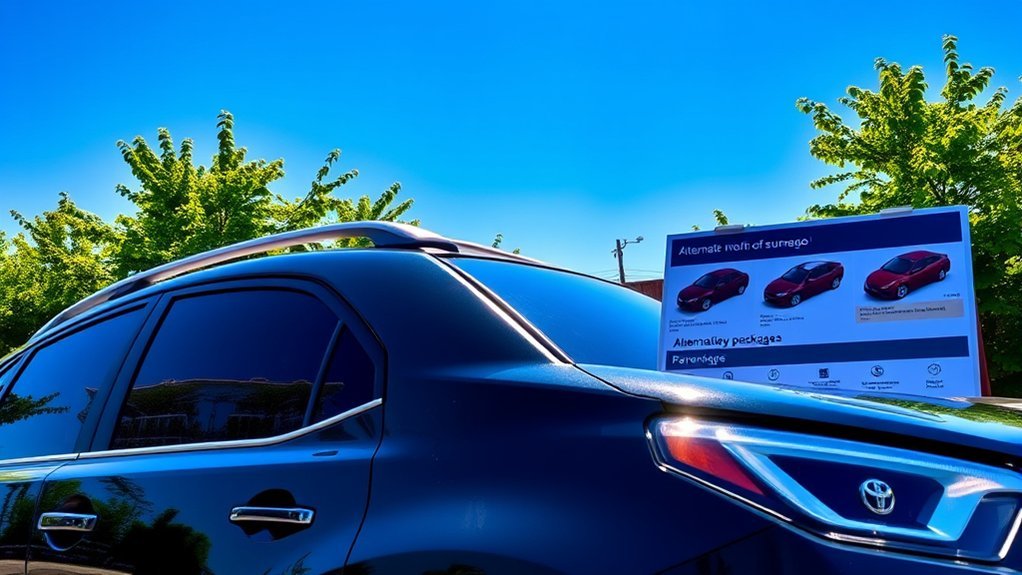 Customization options for a Toyota RAV4 LE