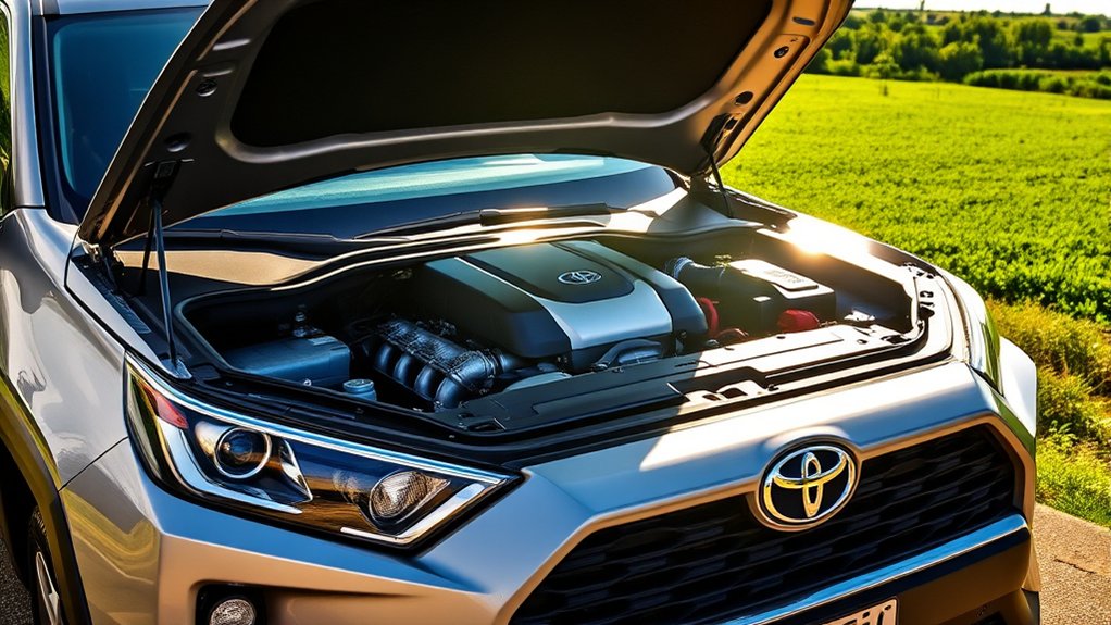 Third-generation Toyota RAV4 V6 highlighting towing and performance capability