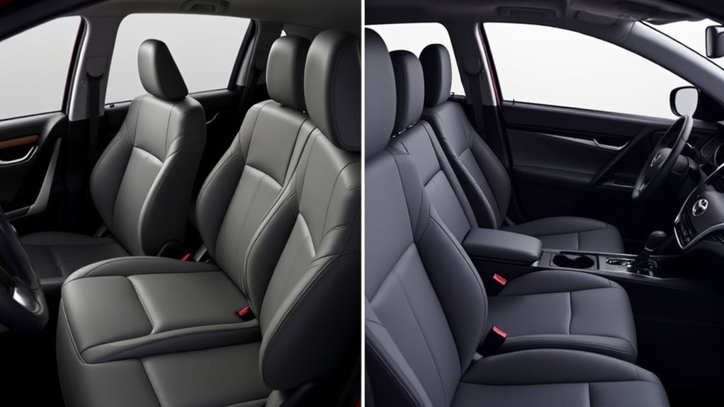 power seat feature comparison