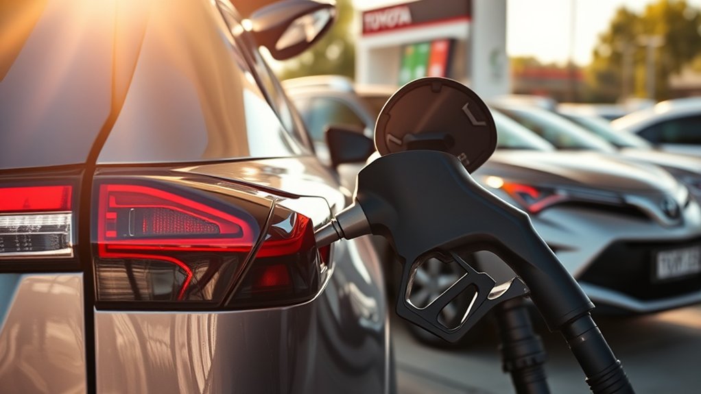 Some performance-focused Toyota models may require premium gasoline