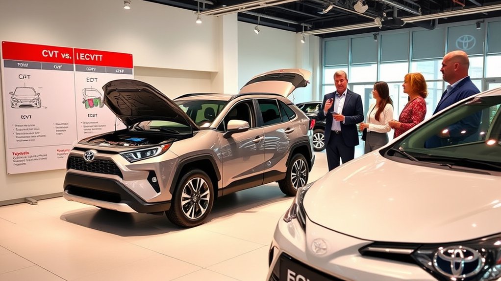 Toyota RAV4 Hybrid using a planetary-type eCVT for efficient power delivery