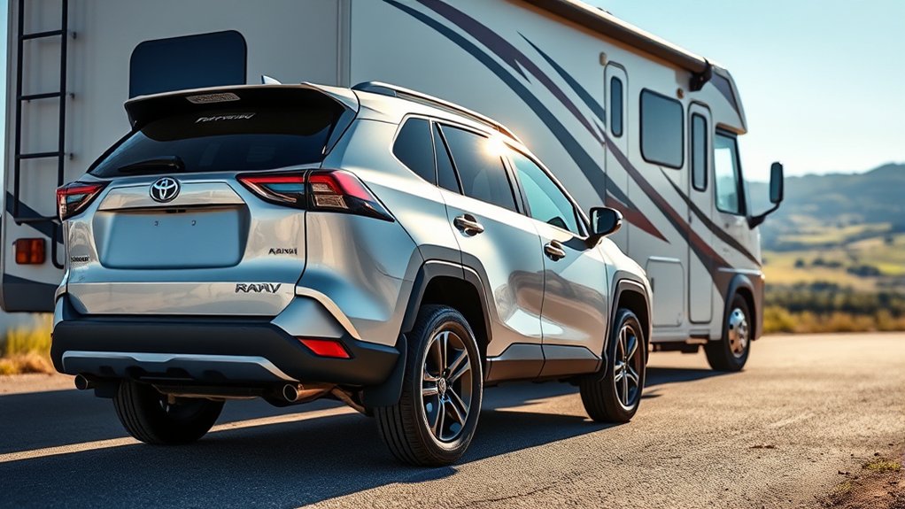 rav4 flat towing limitations