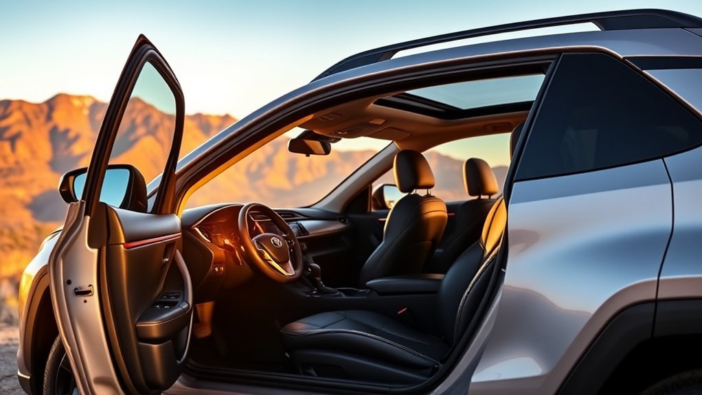 Toyota RAV4 trim comparison showing heated-seat availability