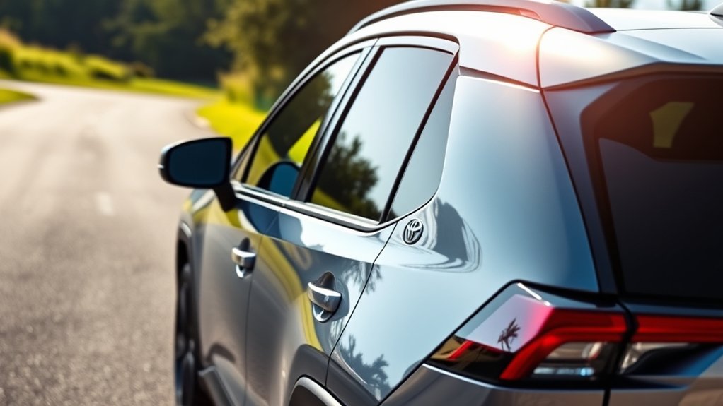 Toyota RAV4 Hybrid trim options with Panoramic View Monitor availability