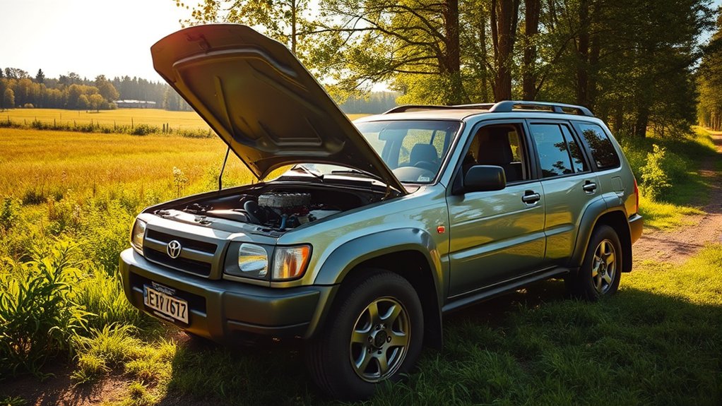 Toyota RAV4 Hybrid driving on a scenic road