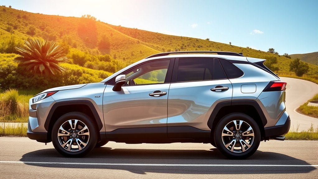 rav4 hybrid range variations