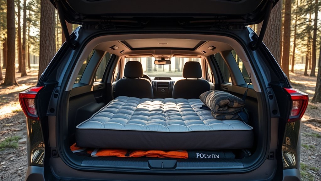 Toyota RAV4 mattress fitting challenges for car camping
