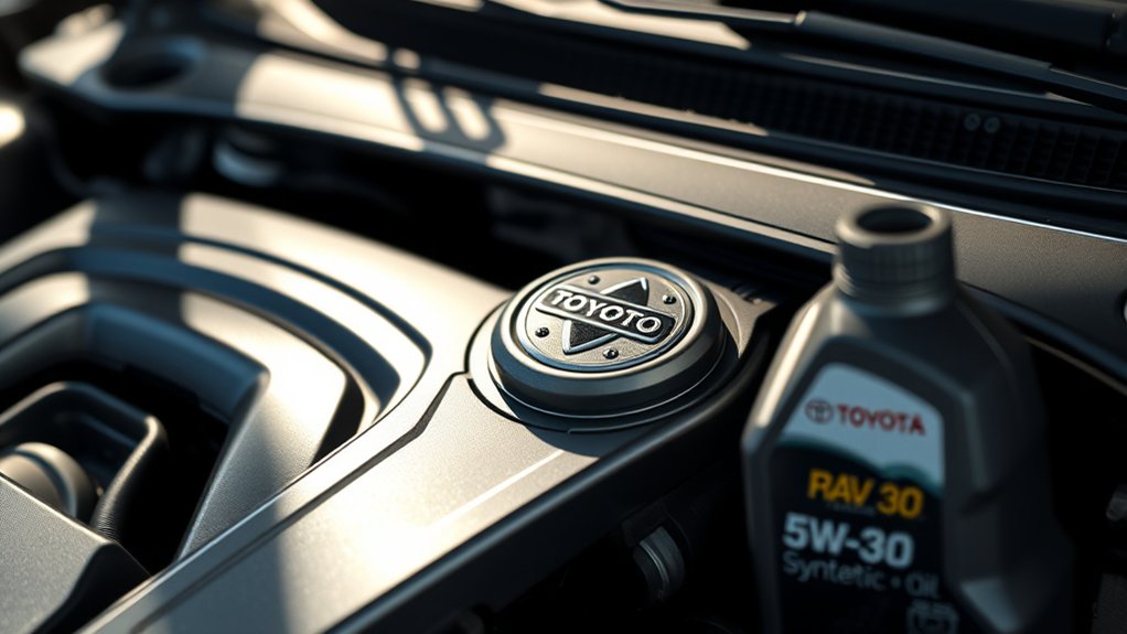 Toyota RAV4 engine oil viscosity recommendations by model year