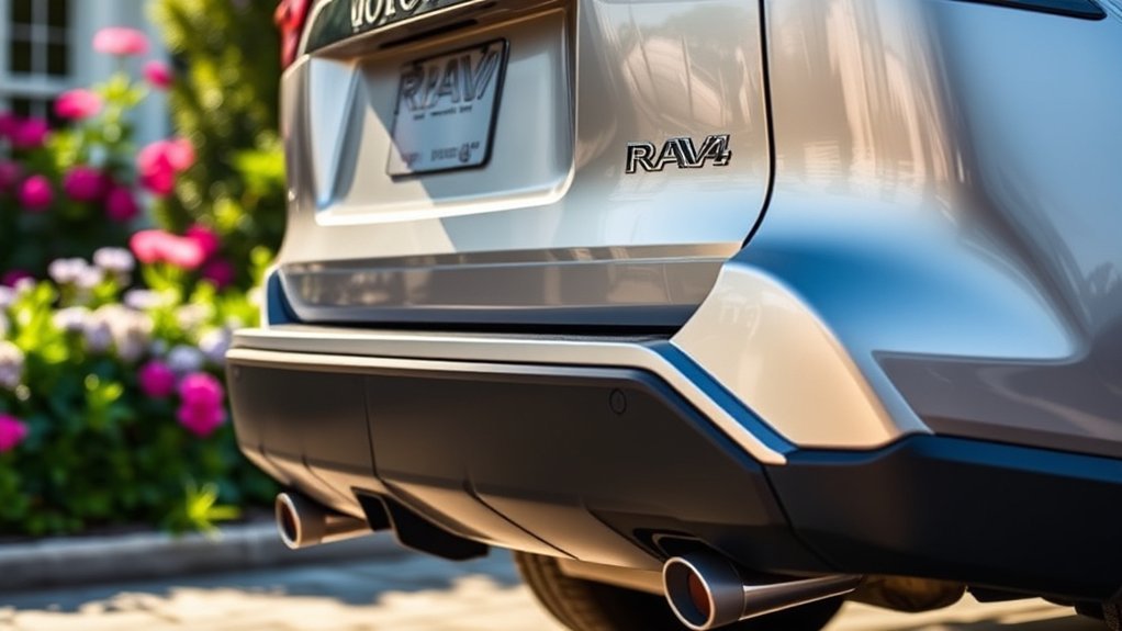 rav4 parking sensors availability details