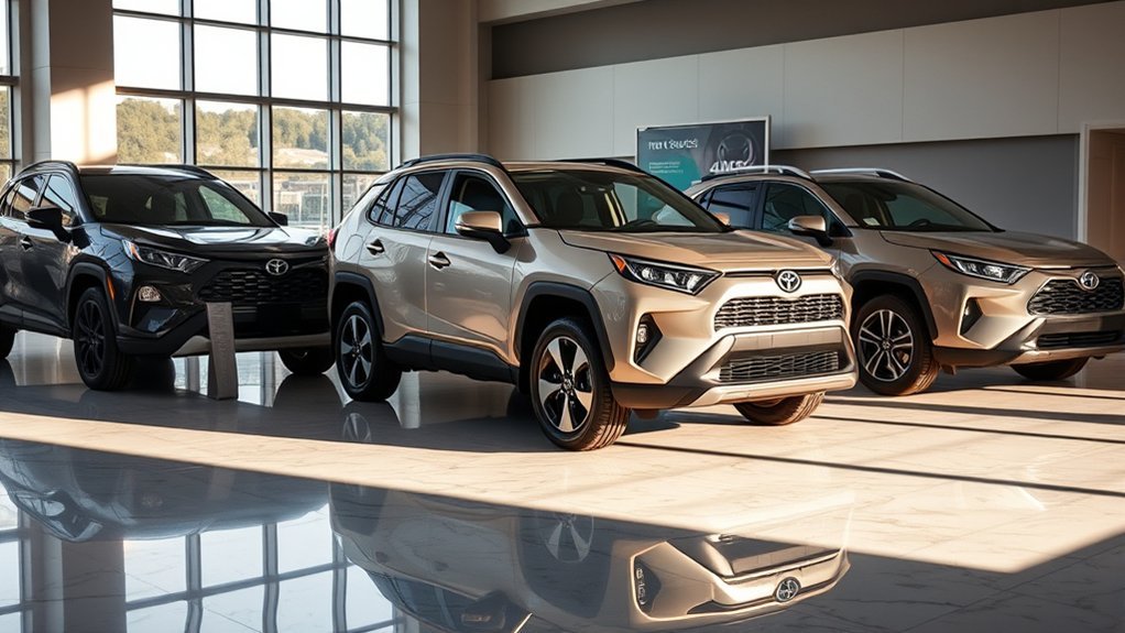 2025 Toyota RAV4 compared with compact SUV competitors