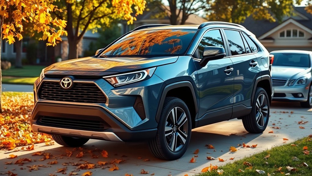 Toyota RAV4 illustrating strong resale value and five-year value retention