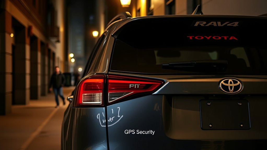Layered Toyota RAV4 anti-theft devices and secure parking