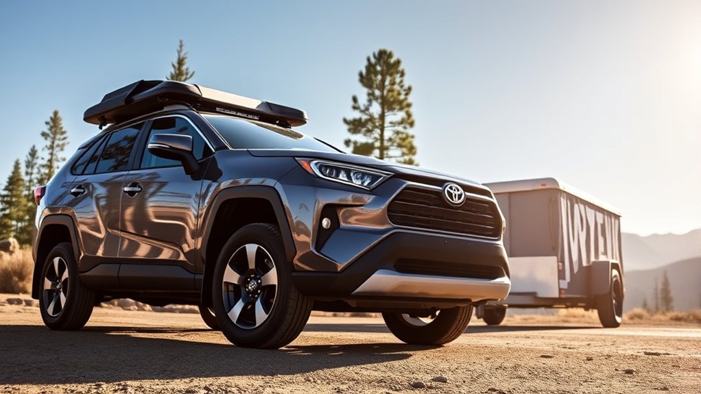 Toyota RAV4 towing capacity comparison by model year