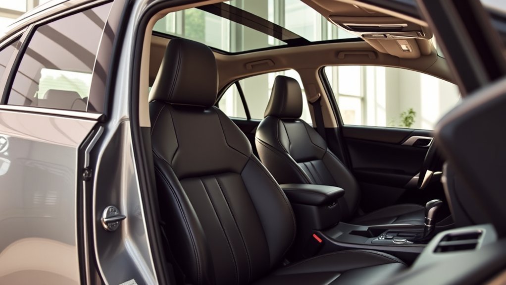 Toyota RAV4 trims with SofTex leather-like seats