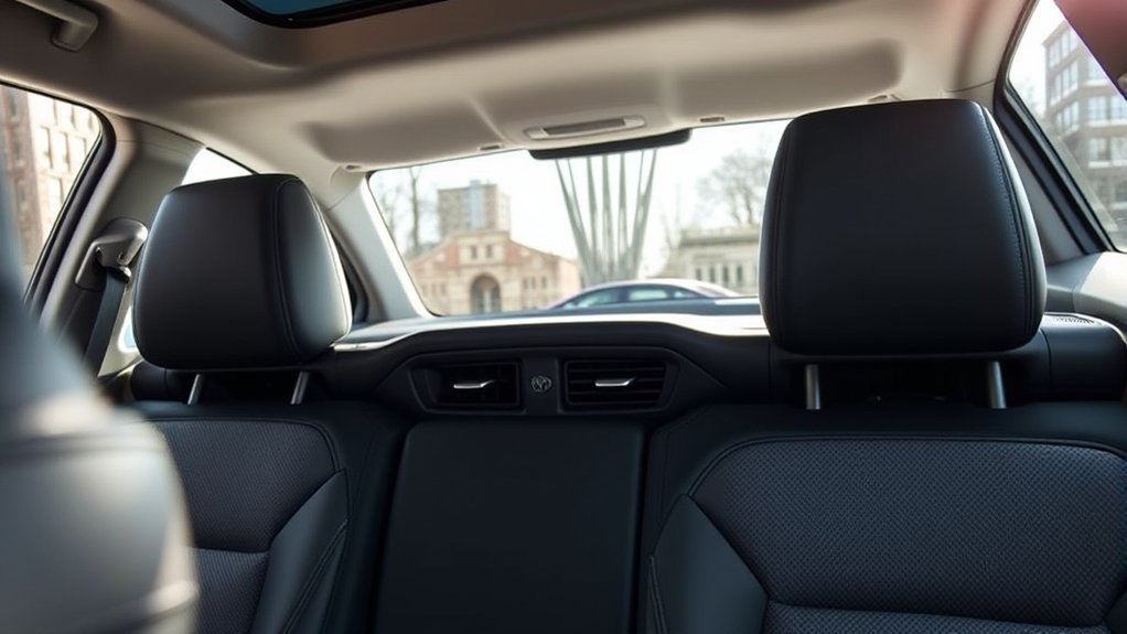 Toyota RAV4 rear air vent availability by model year and trim