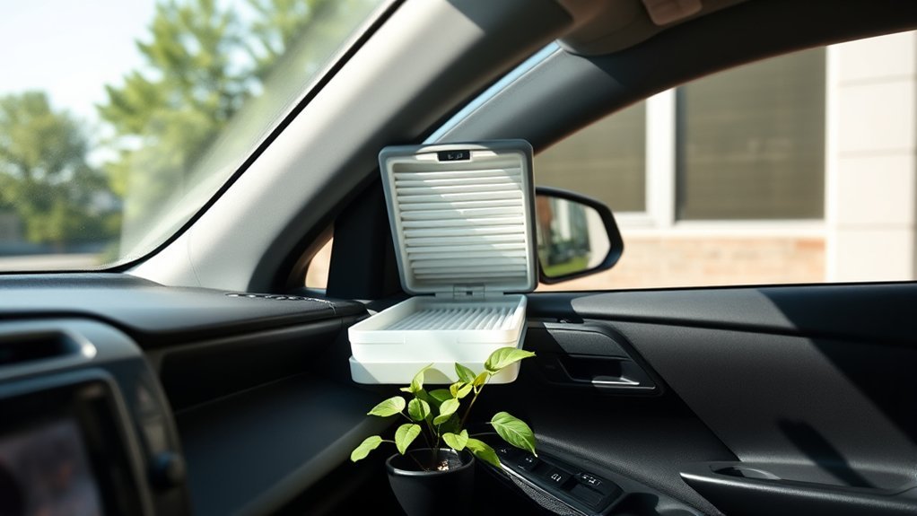 Clean cabin air filter benefits infographic