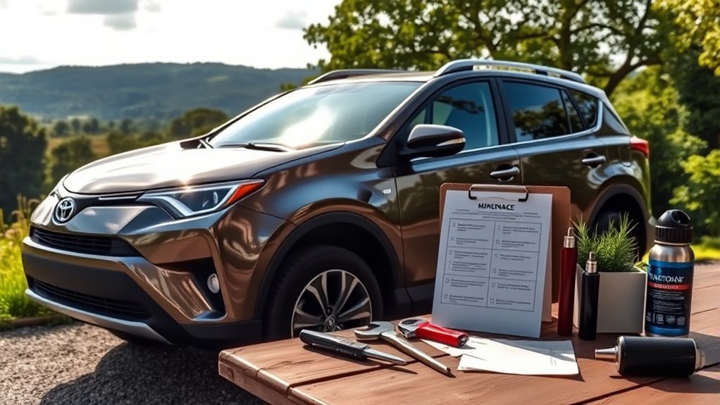 Regular Toyota RAV4 maintenance supports a longer service life