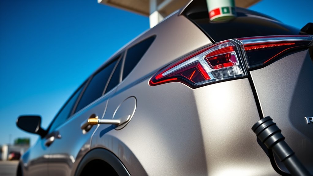 Regular 87-octane unleaded gasoline recommended for a 2016 Toyota RAV4