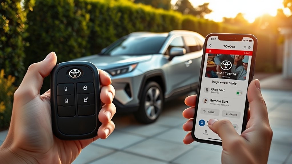 Toyota RAV4 remote start options and subscription requirements