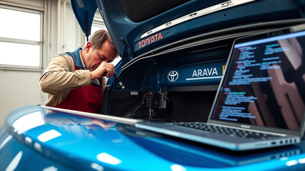 Programming a Toyota RAV4 aftermarket remote start module