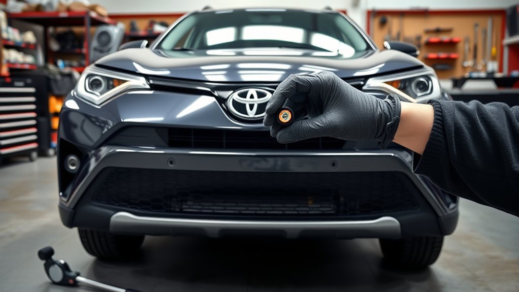 remove front bumper safely
