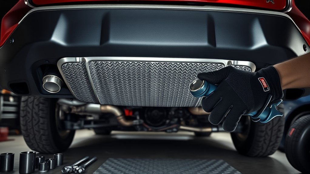 remove heat shield carefully