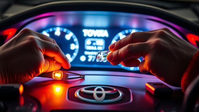 replace rav4 dashboard lights