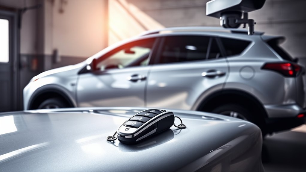 Owner reporting a stolen Toyota RAV4 to police and an insurer
