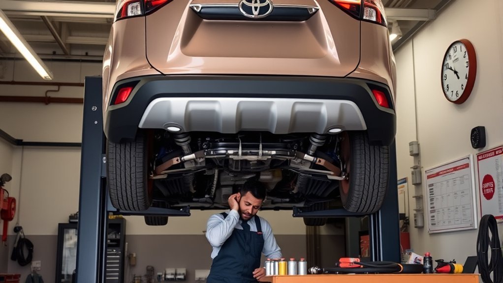 Toyota RAV4 routine maintenance and service
