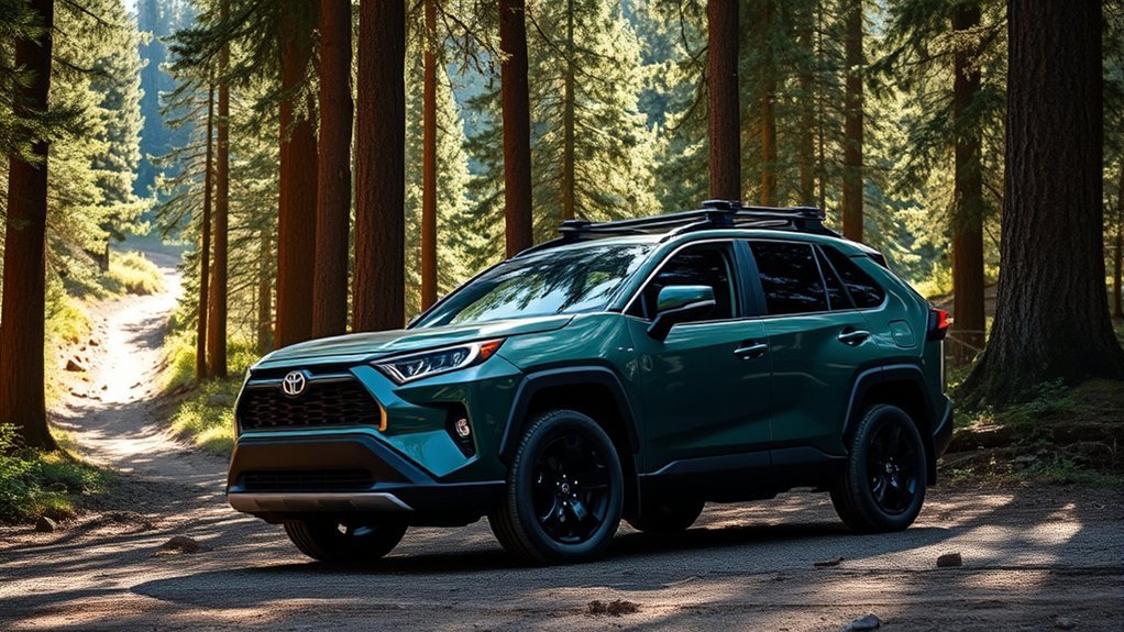 2026 Toyota RAV4 Woodland with all-terrain tires and rugged exterior equipment