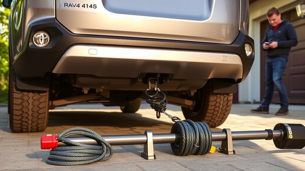 Drivetrain modifications considered for flat towing a Toyota RAV4