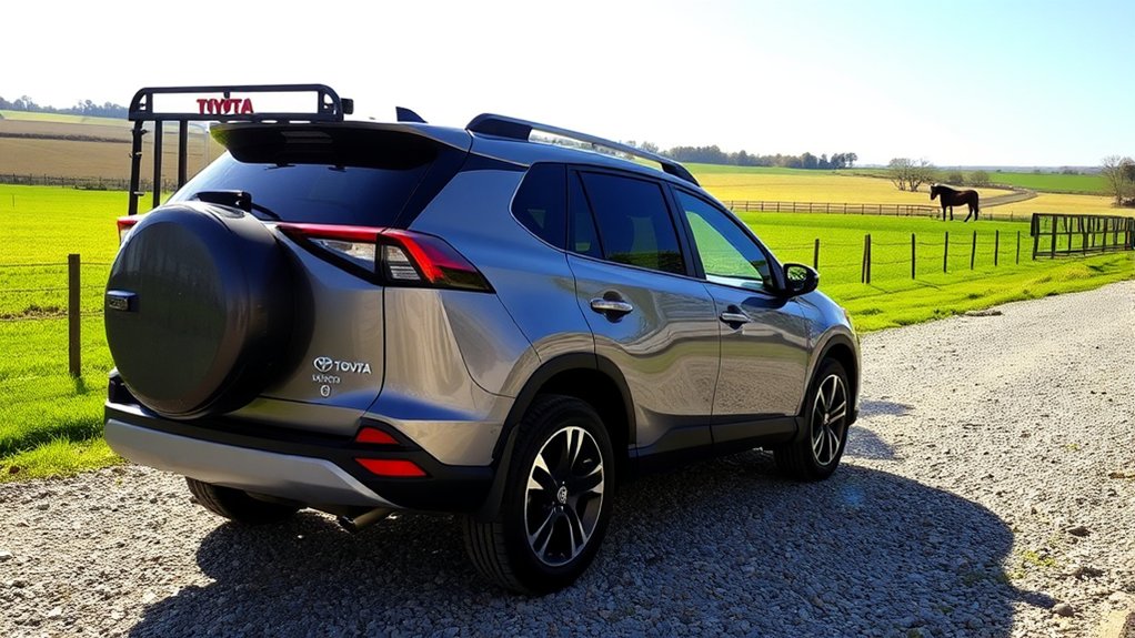 Safe RAV4 horse-trailer checks for weight, hitch, brakes, tires, and loading