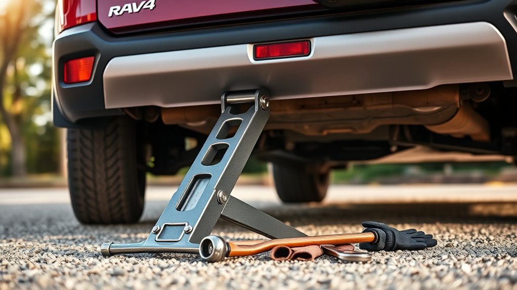 scissor jack safety steps