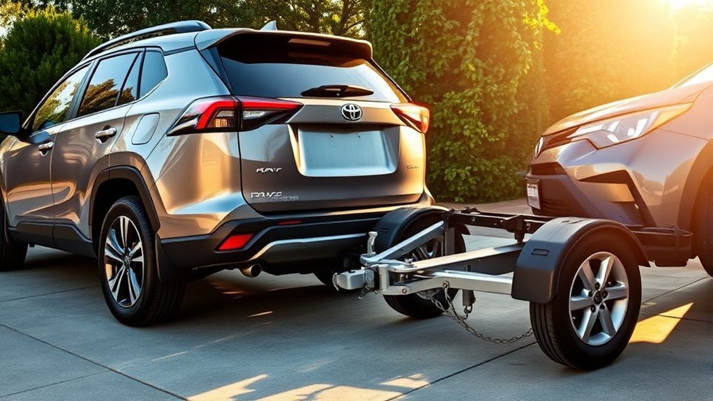 securing rav4 for towing
