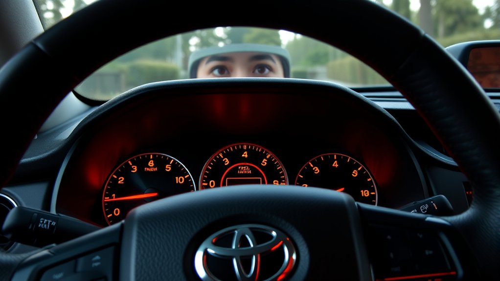 Toyota RAV4 dashboard warning lights requiring professional diagnosis