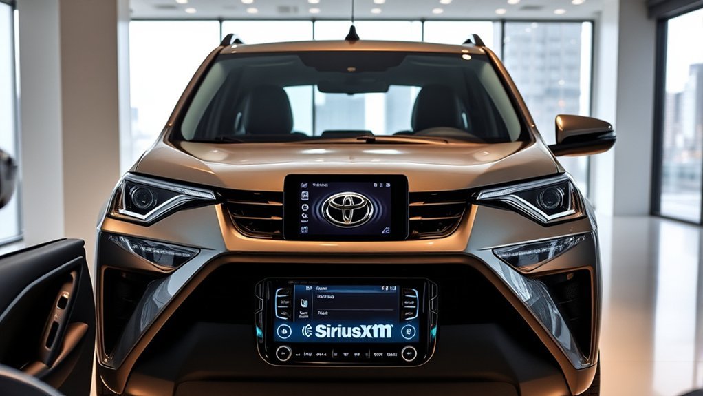 SiriusXM with 360L features in a Toyota RAV4