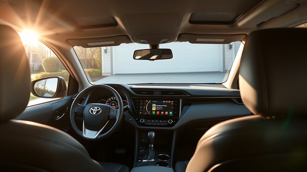 Radio ID displayed for SiriusXM activation in a Toyota RAV4
