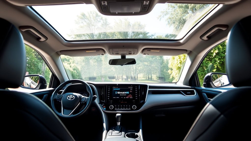 SiriusXM trial subscription available in a 2025 Toyota RAV4
