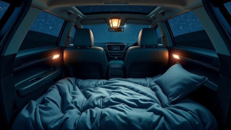 sleeping in toyota rav4