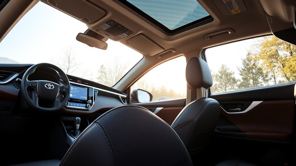 SofTex-trimmed seats in a Toyota RAV4 Limited