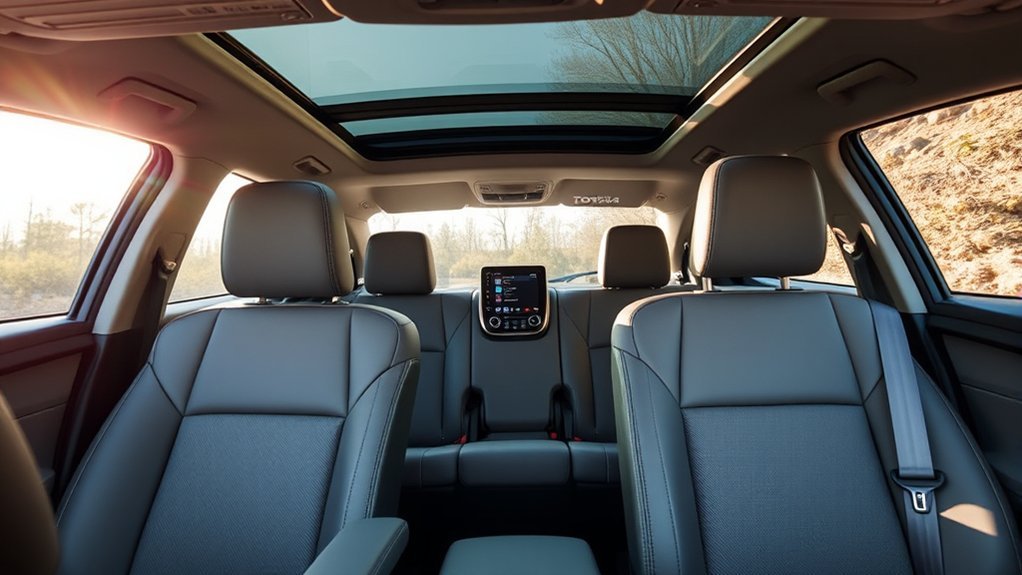 Toyota RAV4 two-row seating and passenger space