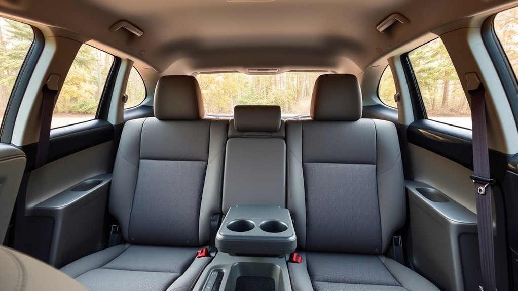 Comfort features in the Toyota RAV4 second row