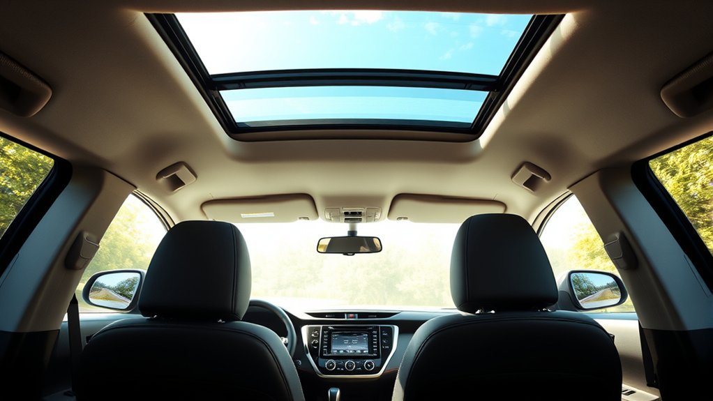 Toyota RAV4 passenger cabin showing front and rear seating space