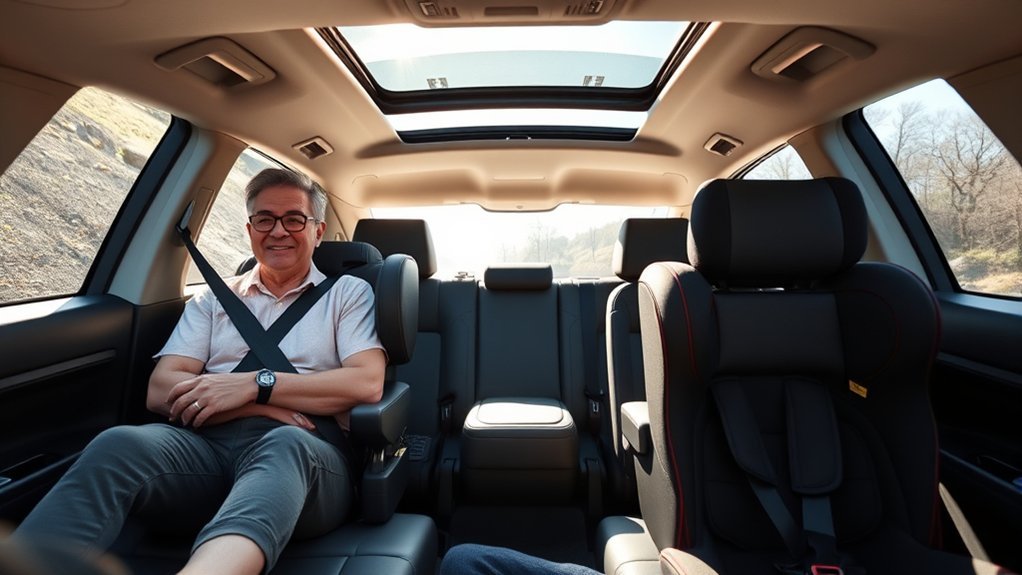 Toyota RAV4 two-row cabin with seating for five passengers