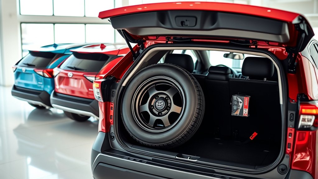 spare tire options vary