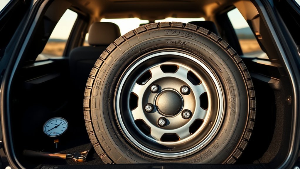 Toyota RAV4 temporary spare tire safety inspection