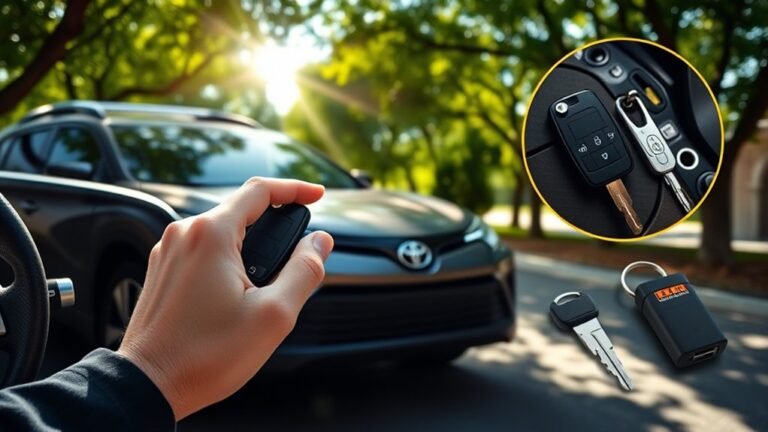 start toyota rav4 with key